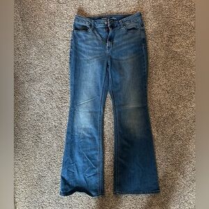 Old Navy Women's Flare Jeans in Deep Blue